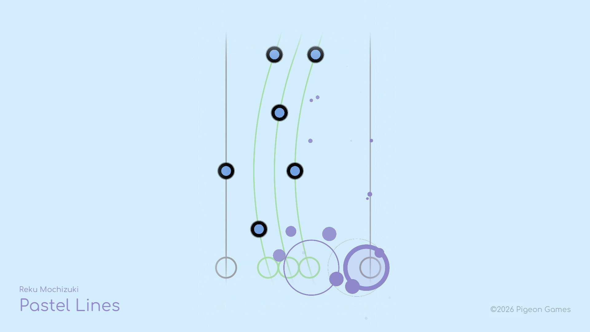 《律动轨迹》中文版 竖屏音游 点线律动 几何风音乐游戏