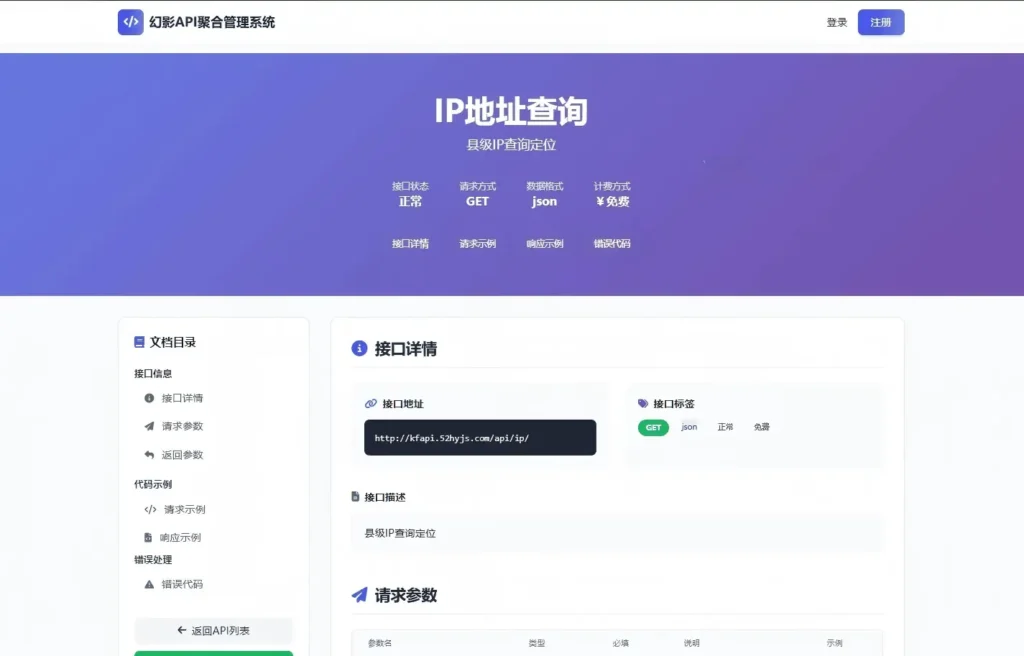API聚合管理系统源码 | PHP+MySQL多接口计费平台 | 免费开源API管理后台